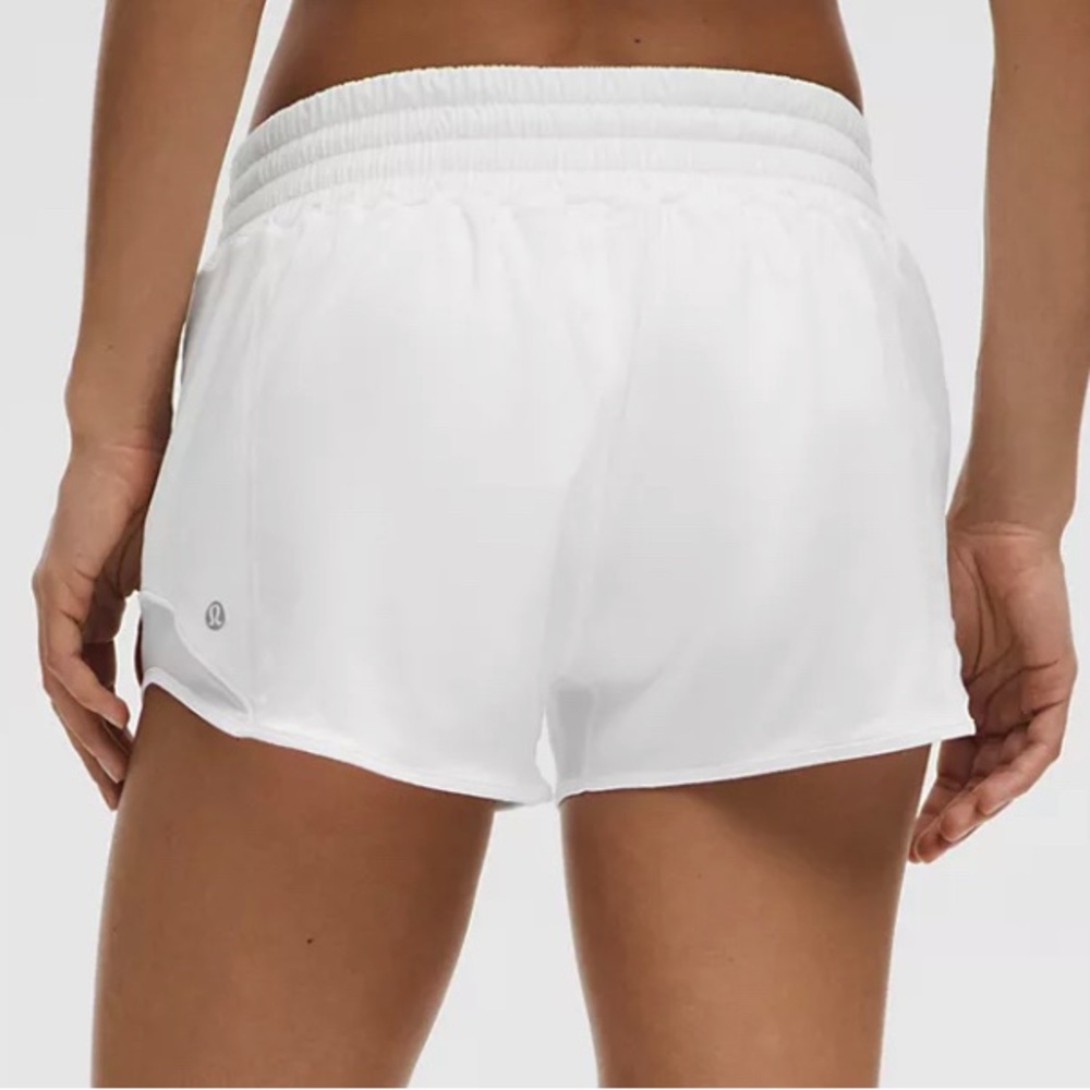 LULULEMON WHITE SHORTS 🪞 - HIGH RISE - Picture 2 of 2